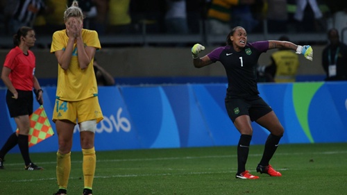 A goleira Bárbara classificou o Brasil.